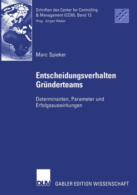 Cover image for book Entscheidungsverhalten in Gründerteams