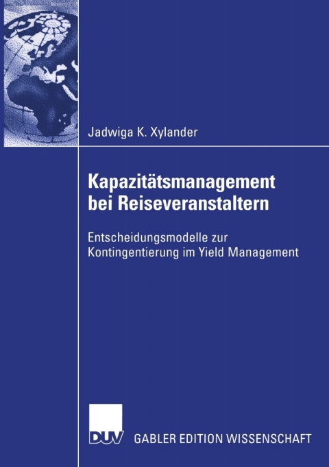 Cover image for book Kapazitätsmanagement bei Reiseveranstaltern