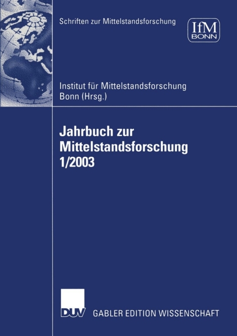 Cover image for book Jahrbuch zur Mittelstandsforschung 1/2003