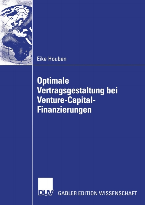 Cover image for book Optimale Vertragsgestaltung bei Venture-Capital-Finanzierungen