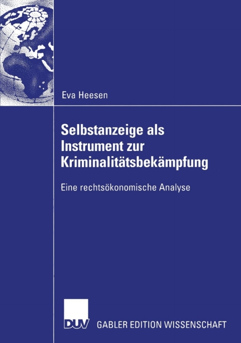 Cover image for book Selbstanzeige als Instrument zur Kriminalitätsbekämpfung