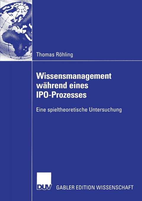 Cover image for book Wissensmanagement während eines IPO-Prozesses