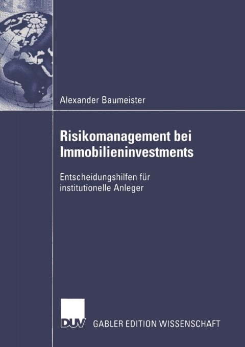 Cover image for book Risikomanagement bei Immobilieninvestments