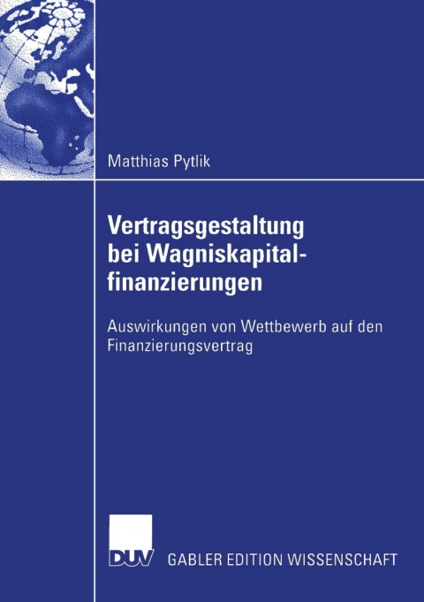 Cover image for book Vertragsgestaltung bei Wagniskapitalfinanzierungen
