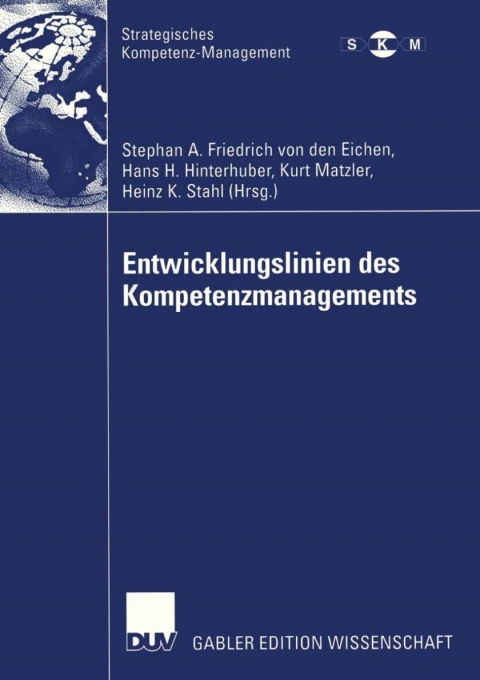 Cover image for book Entwicklungslinien des Kompetenzmanagements