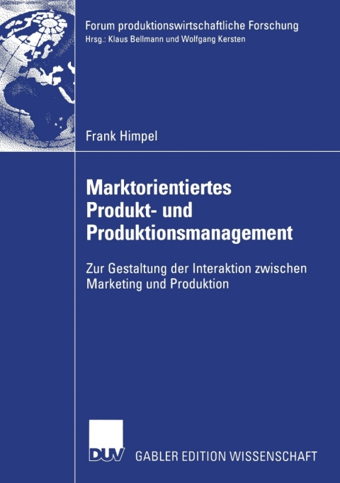 Cover image for book Marktorientiertes Produkt- und Produktionsmanagement