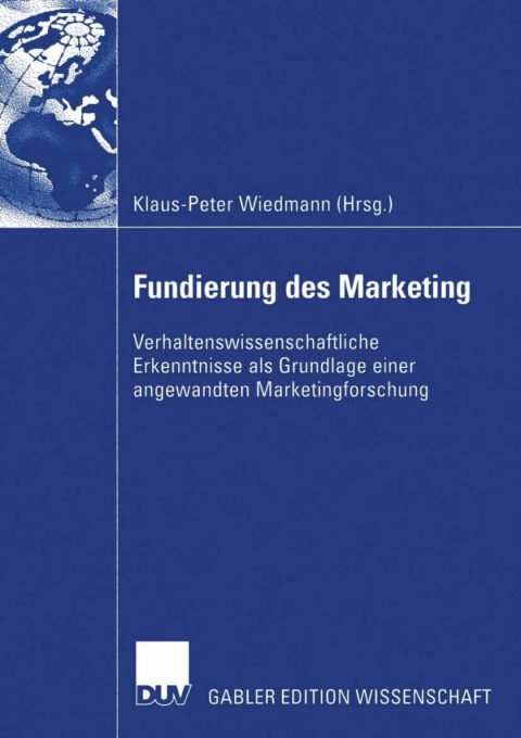 Cover image for book Fundierung des Marketing