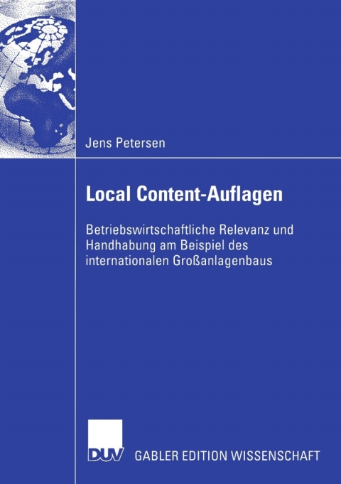 Cover image for book Local Content-Auflagen