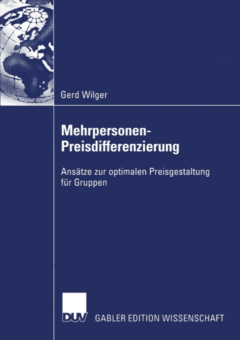 Cover image for book Mehrpersonen-Preisdifferenzierung