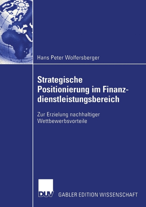 Cover image for book Strategische Positionierung im Finanzdienstleistungsbereich