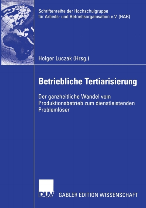 Cover image for book Betriebliche Tertiarisierung