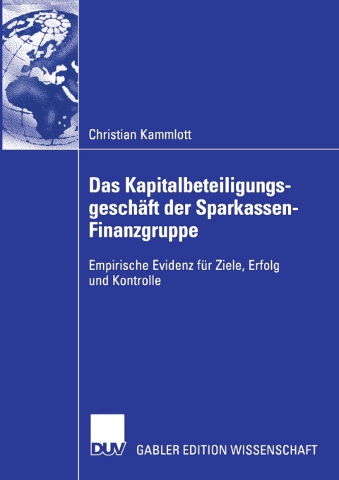 Cover image for book Das Kapitalbeteiligungsgeschäft der Sparkassen-Finanzgruppe