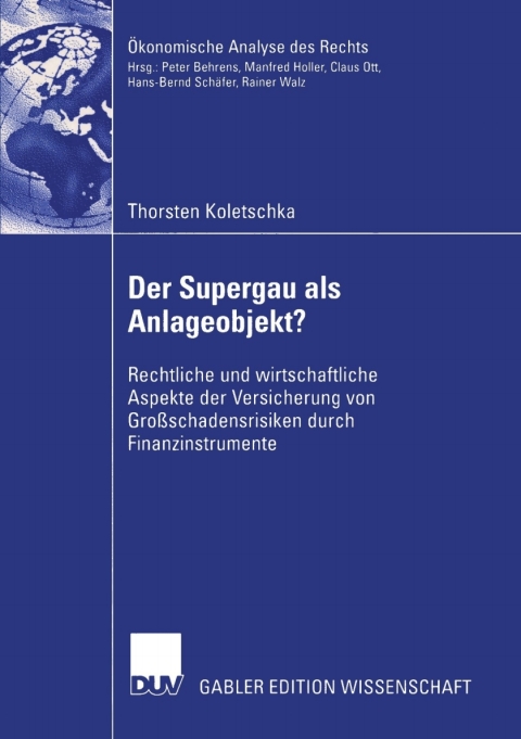 Cover image for book Der Supergau als Anlageobjekt?