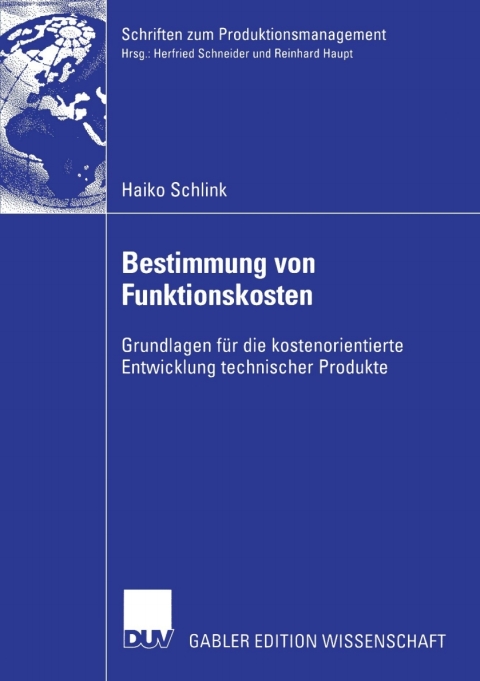 Cover image for book Bestimmung von Funktionskosten