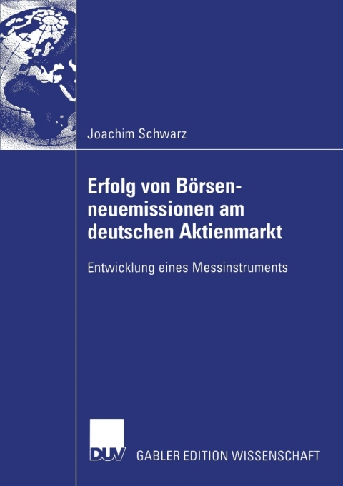 Cover image for book Erfolg von Börsenneuemissionen am deutschen Aktienmarkt