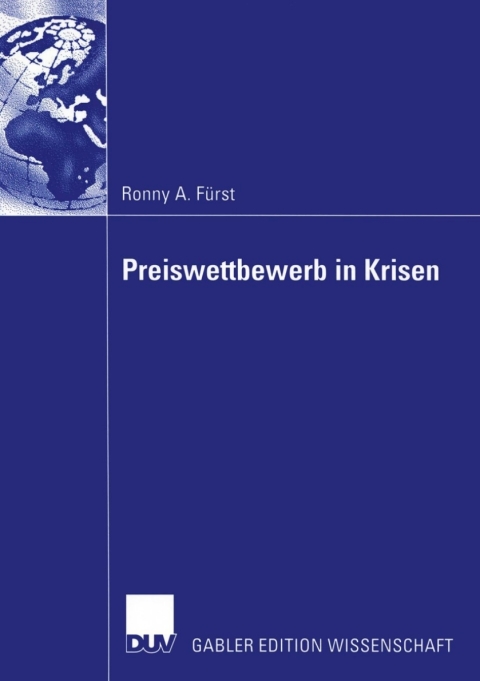 Cover image for book Preiswettbewerb in Krisen