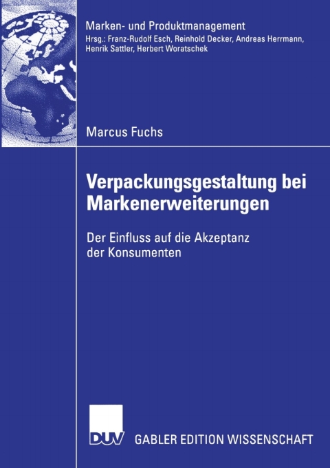 Cover image for book Verpackungsgestaltung bei Markenerweiterungen