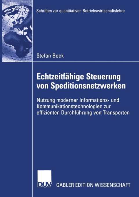 Cover image for book Echtzeitfähige Steuerung von Speditionsnetzwerken