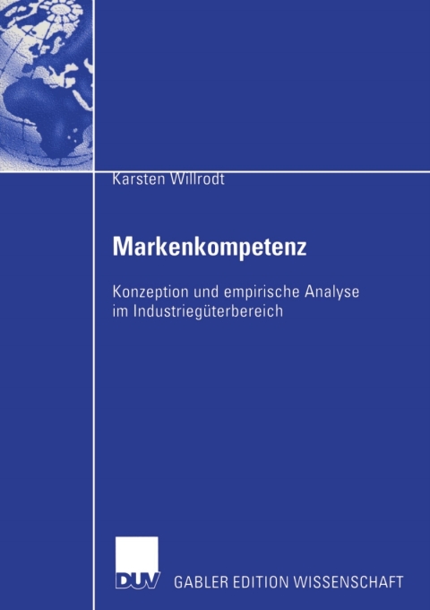 Cover image for book Markenkompetenz