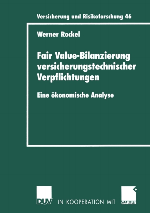 Cover image for book Fair Value-Bilanzierung versicherungstechnischer Verpflichtungen