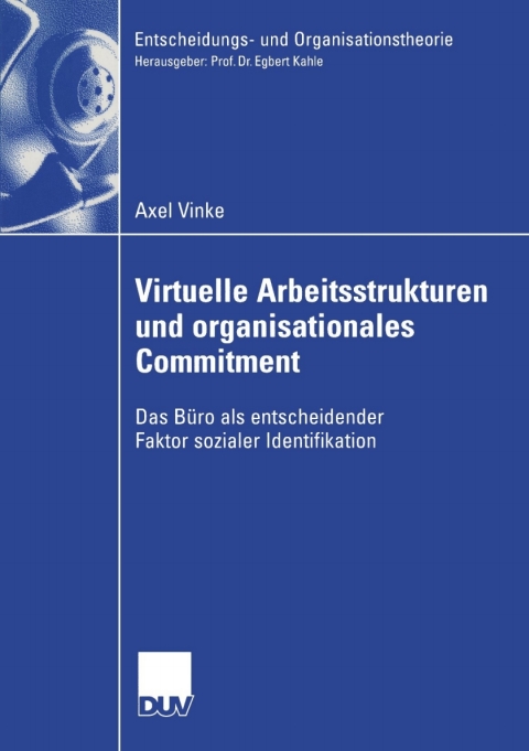 Cover image for book Virtuelle Arbeitsstrukturen und organisationales Commitment