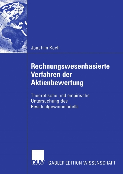 Rechnungswesenbasierte Verfahren der Aktienbewertung 