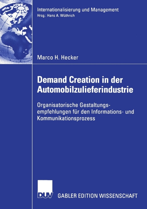 Cover image for book Demand Creation in der Automobilzulieferindustrie
