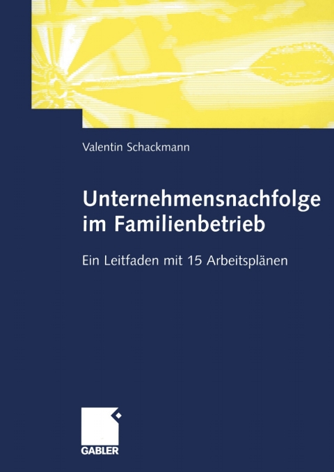 Cover image for book Unternehmensnachfolge im Familienbetrieb
