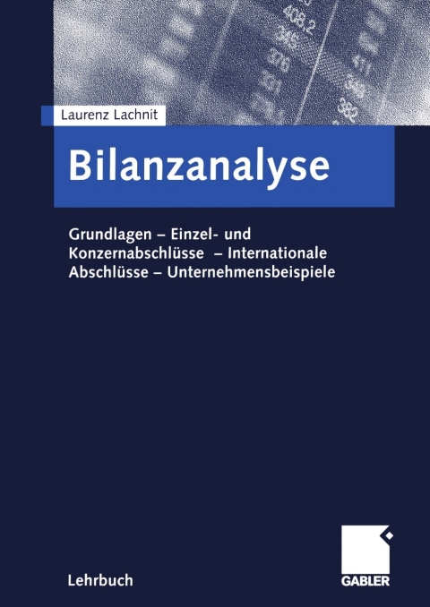Cover image for book Bilanzanalyse