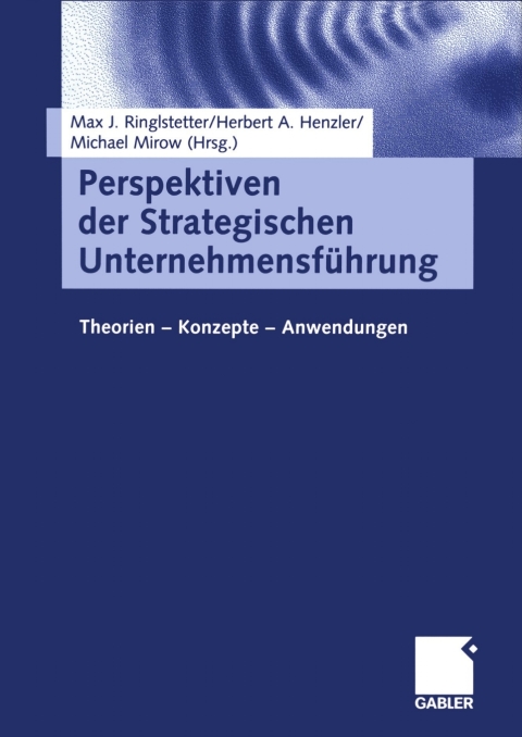 Cover image for book Perspektiven der Strategischen Unternehmensführung