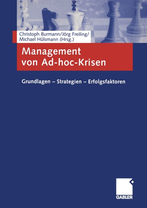 Cover image for book Management von Ad-hoc-Krisen