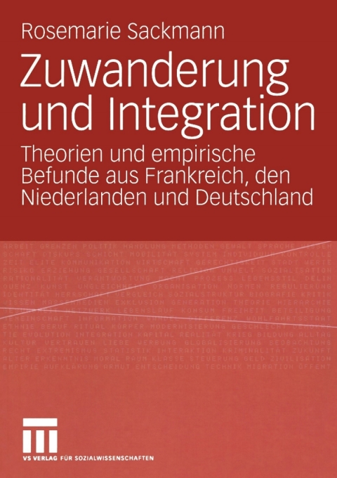 Cover image for book Zuwanderung und Integration