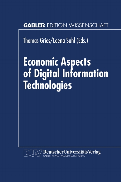 Cover image for book Economic Aspects of Digital Information Technologies