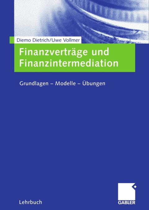Cover image for book Finanzverträge und Finanzintermediation