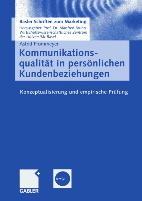 Cover image for book Kommunikationsqualität in persönlichen Kundenbeziehungen