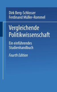 Titelbild: Vergleichende Politikwissenschaft 4th edition 9783810038609