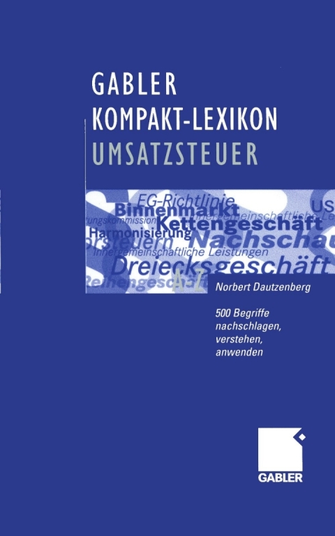 Cover image for book Gabler Kompakt-Lexikon Umsatzsteuer