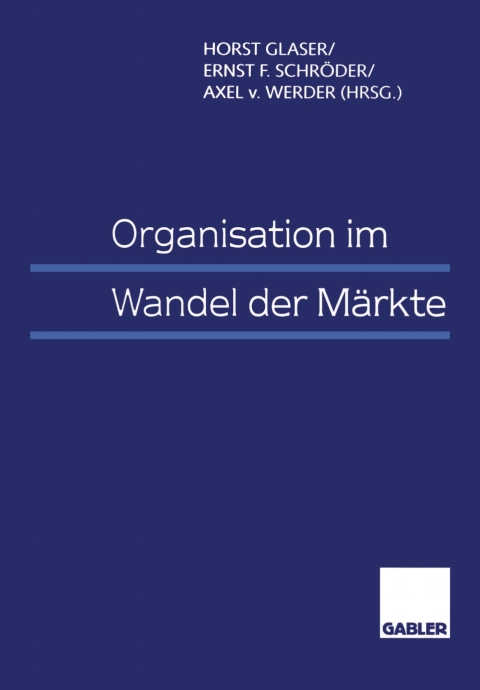 Cover image for book Organisation im Wandel der Märkte