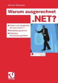 Cover image: Warum ausgerechnet .NET? 9783528058852