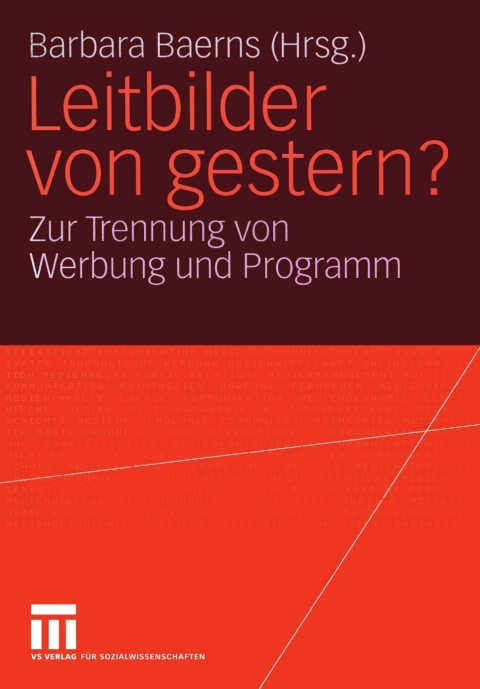 Cover image for book Leitbilder von gestern?
