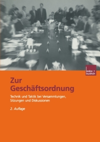 Cover image: Zur Geschäftsordnung 2nd edition 9783810034229