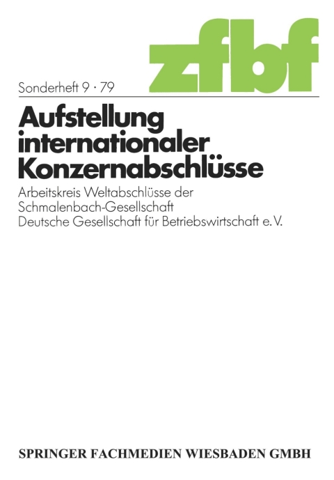 Cover image for book Aufstellung internationaler Konzernabschlüsse