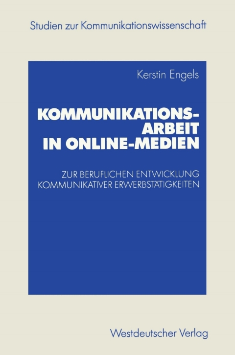 Cover image for book Kommunikationsarbeit in Online-Medien