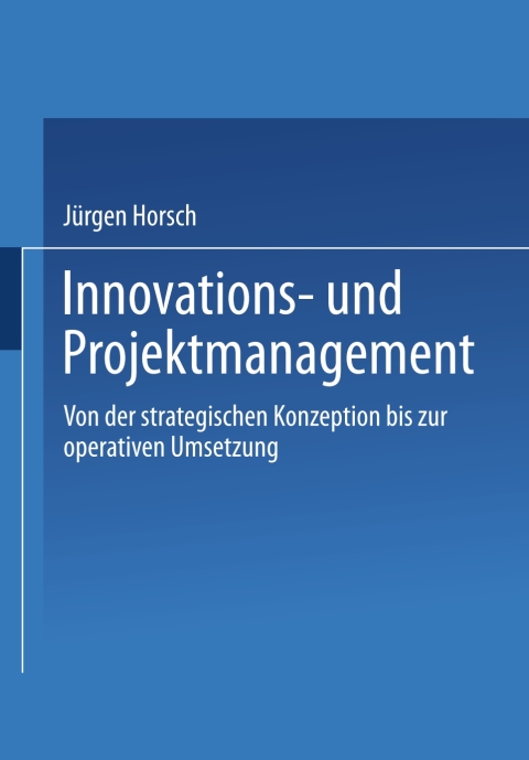 Cover image for book Innovations- und Projektmanagement