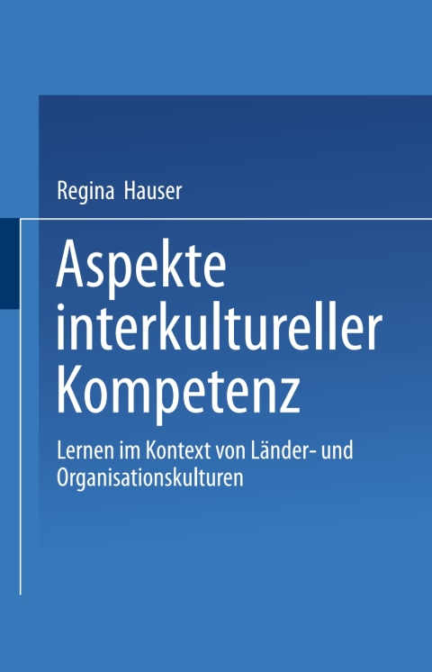 Cover image for book Aspekte interkultureller Kompetenz