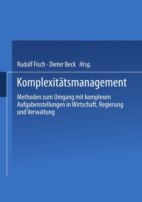 Cover image for book Komplexitätsmanagement