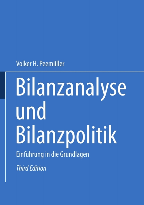 Cover image for book Bilanzanalyse und Bilanzpolitik