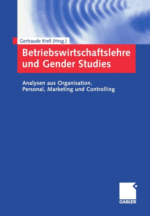 Cover image for book Betriebswirtschaftslehre und Gender Studies