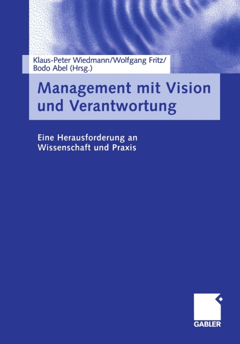 Cover image for book Management mit Vision und Verantwortung
