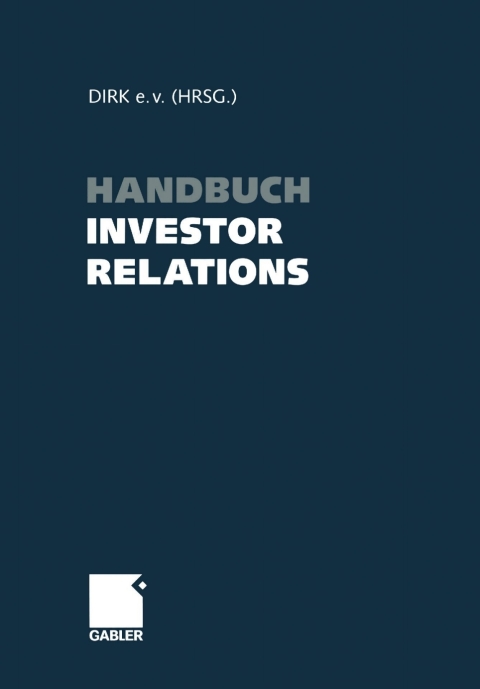 Cover image for book Handbuch Investor Relations